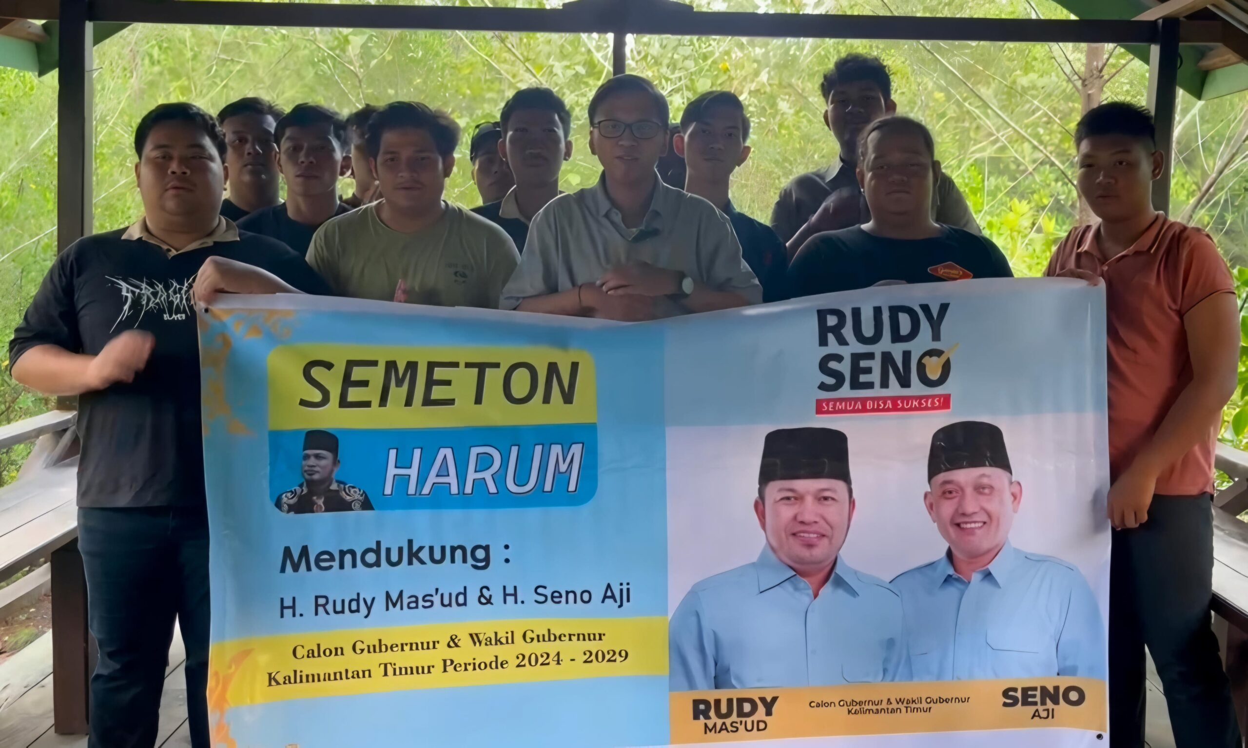 Rudy Masud dan Seno Aji Didukung Penuh oleh Kelompok Pemuda Semeton Harum Kaltim